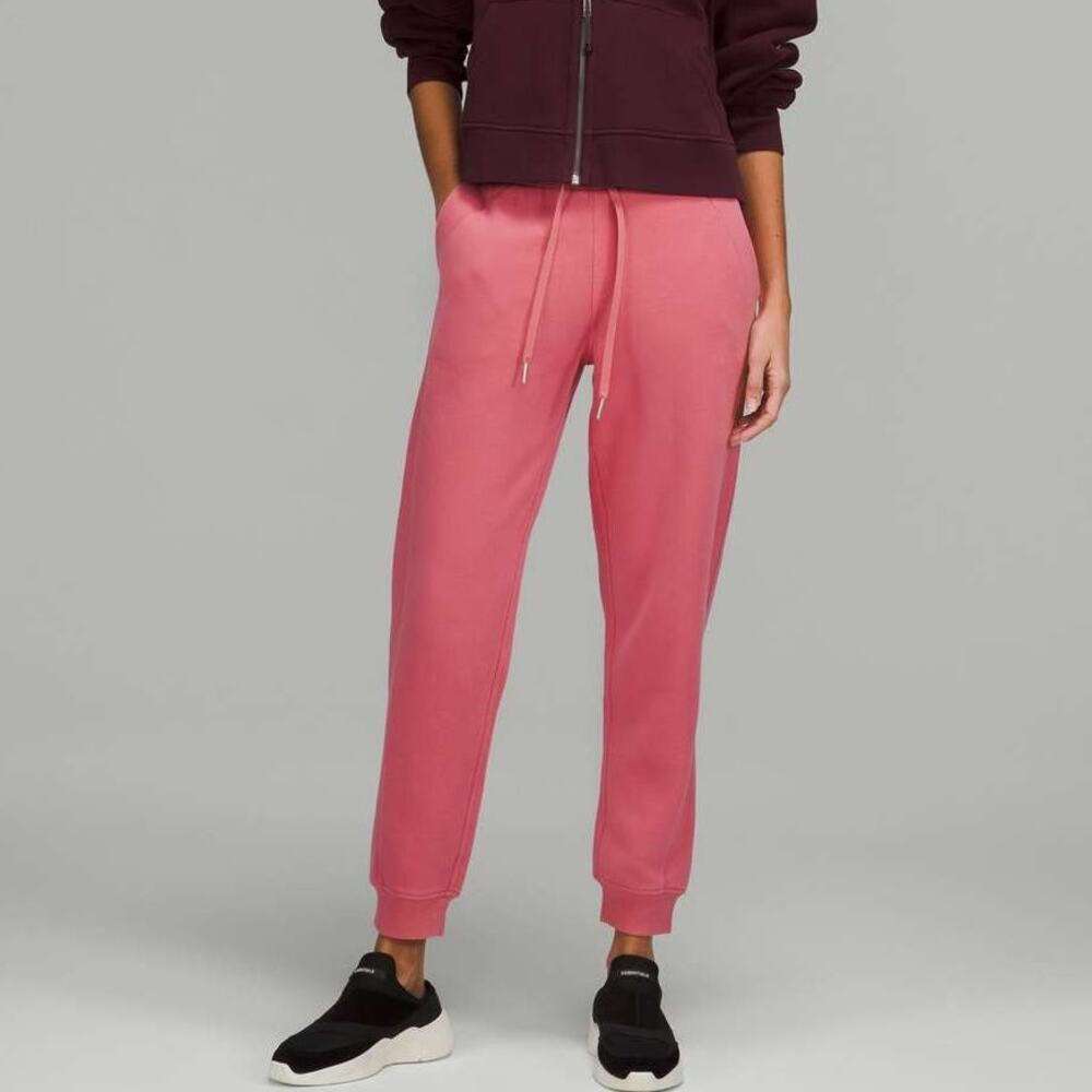 Lululemon Scuba High-Rise French Terry Jogger Pant Pink Blossom Size 4